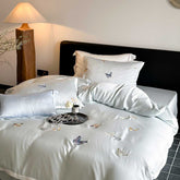 Nature 100% Tencel Silk Smooth Luxury Butterfly Duvet Cover | Yedwo